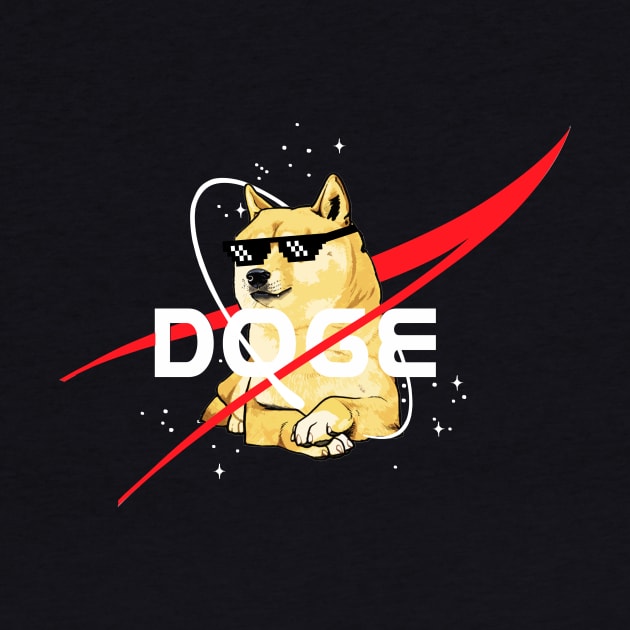 Space Doge #2 by TEEVEETEES